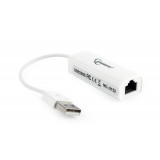 Adaptor de retea LAN 10/100MBps la USB2.0, Placa retea LAN la USB 2.0, Gembird