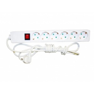 Prelungitor 6 prize 3m cu intr 3x1.5mm