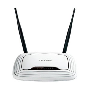 ROUTER WIRELESS TP-LINK "TL-WR841N" 300Mbps, 2 antene fixe, 4 PORTURI LAN